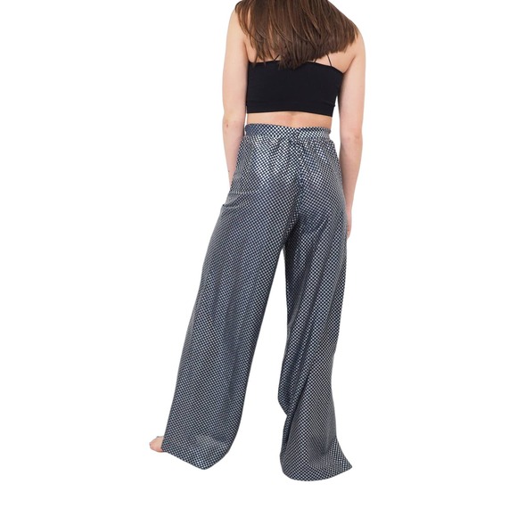 70s Vintage Retro‎ Disco Pants Suit High Waisted Wide Leg Bell Bottoms Size 3/4 - Picture 4 of 8